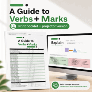 A Guide to Verbs + Marks: HSC Writing, Directive Verbs and Mark Values